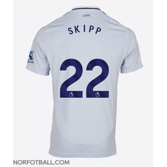 Billige Fotballdrakt Leicester City Oliver Skipp #22 Replika Tredjedrakt 2024-25 Kortermet
